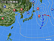 2025年04月21日の実況天気図