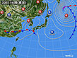 2025年04月22日の実況天気図