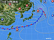 2025年05月11日の実況天気図