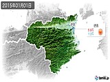 2015年01月01日の徳島県の実況天気