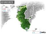 2015年01月07日の和歌山県の実況天気