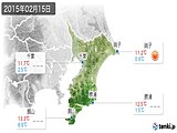 2015年02月15日の千葉県の実況天気