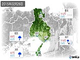 2015年02月26日の兵庫県の実況天気