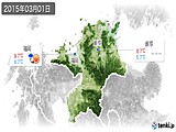 2015年03月01日の福岡県の実況天気