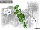 実況天気(2015年03月07日)