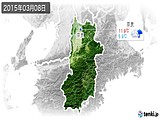 2015年03月08日の奈良県の実況天気