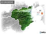 2015年03月26日の徳島県の実況天気