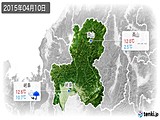 2015年04月10日の岐阜県の実況天気