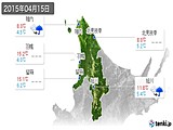 実況天気(2015年04月15日)