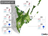 2015年04月16日の道東の実況天気