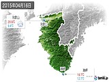 2015年04月16日の和歌山県の実況天気