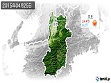 2015年04月25日の奈良県の実況天気