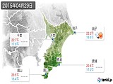 2015年04月29日の千葉県の実況天気
