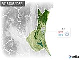 2015年05月03日の茨城県の実況天気