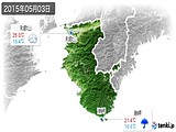 2015年05月03日の和歌山県の実況天気