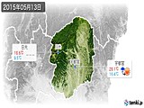 2015年05月13日の栃木県の実況天気