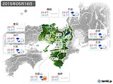 2015年05月16日の近畿地方の実況天気