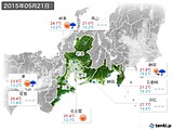 実況天気(2015年05月21日)