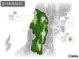 2015年05月22日の山形県の実況天気