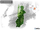 2015年05月24日の奈良県の実況天気