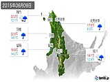 実況天気(2015年06月09日)