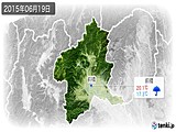 2015年06月19日の群馬県の実況天気