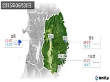 実況天気(2015年06月30日)