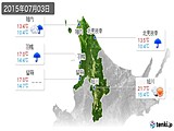 実況天気(2015年07月03日)