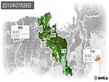 実況天気(2015年07月26日)