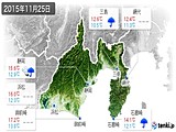 実況天気(2015年11月25日)