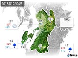 2015年12月04日の熊本県の実況天気