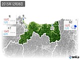 2015年12月06日の鳥取県の実況天気