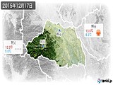 2015年12月17日の埼玉県の実況天気