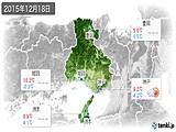 2015年12月18日の兵庫県の実況天気