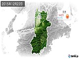 2015年12月22日の奈良県の実況天気