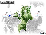 2016年02月02日の福岡県の実況天気