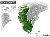 2016年03月30日の和歌山県の実況天気