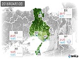 2016年04月10日の兵庫県の実況天気