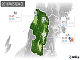 2016年05月04日の山形県の実況天気