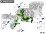 実況天気(2016年05月06日)