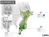 2016年05月11日の千葉県の実況天気