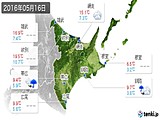 2016年05月16日の道東の実況天気