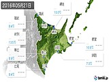 2016年05月21日の道東の実況天気