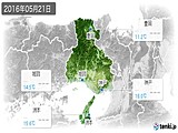2016年05月21日の兵庫県の実況天気
