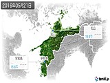 2016年05月21日の愛媛県の実況天気