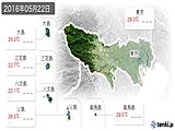 2016年05月22日の東京都の実況天気