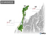 2016年05月22日の石川県の実況天気