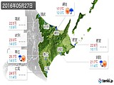 2016年05月27日の道東の実況天気