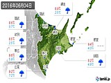 2016年06月04日の道東の実況天気