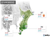 2016年08月05日の千葉県の実況天気